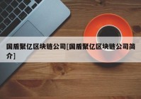 国盾聚亿区块链公司[国盾聚亿区块链公司简介]